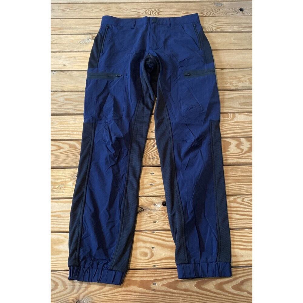 Blanc Noir Zip Pocket Jogger Pants Size 30x29 Men’s Blue